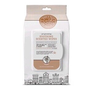 3 Pack Paws & Pals Pet Grooming Oatmeal Scent Wipes Hypo Allergenic Cleansing